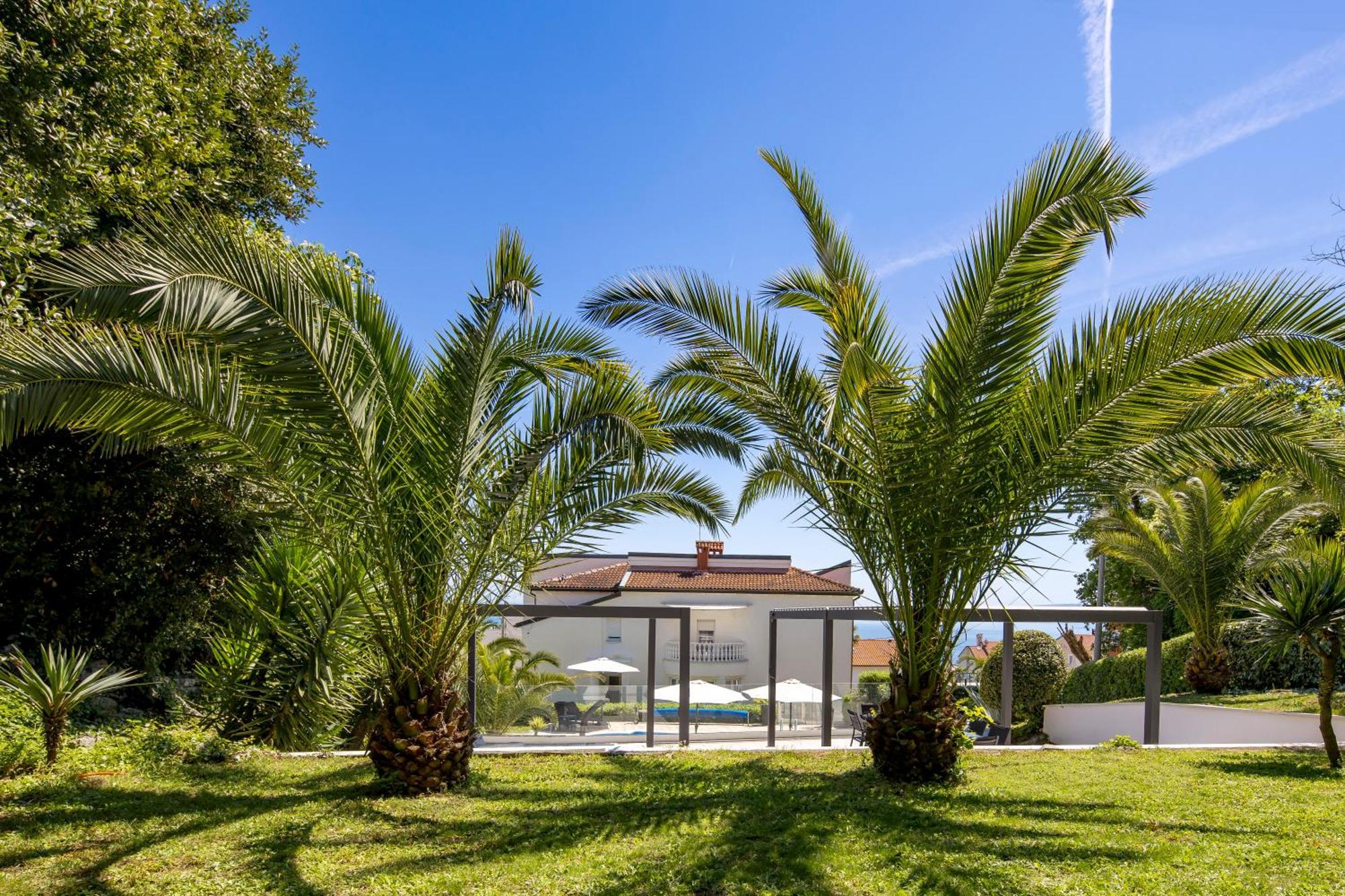 Villa Garden Apartment With Pool Opatija Buitenkant foto