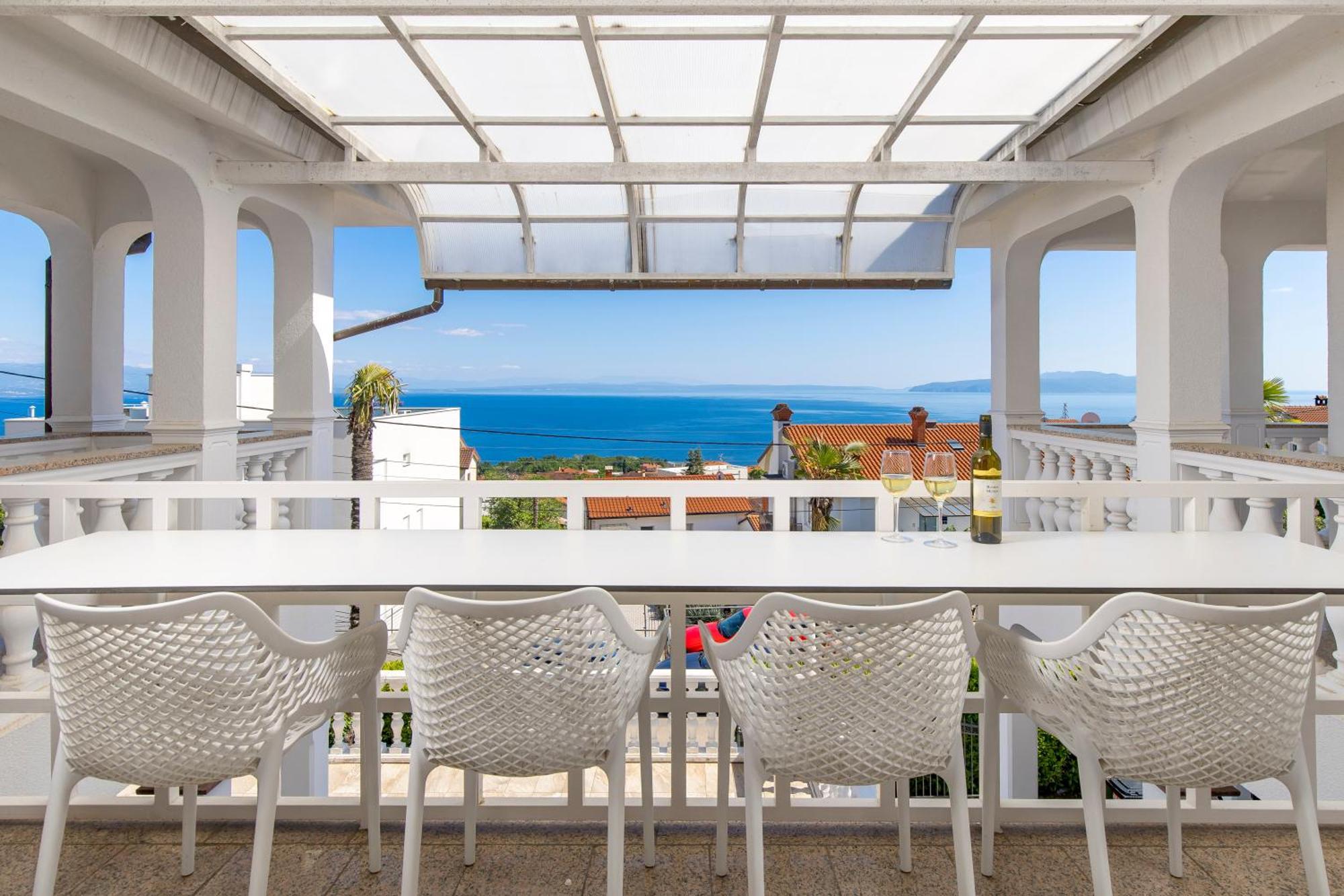 Villa Garden Apartment With Pool Opatija Buitenkant foto