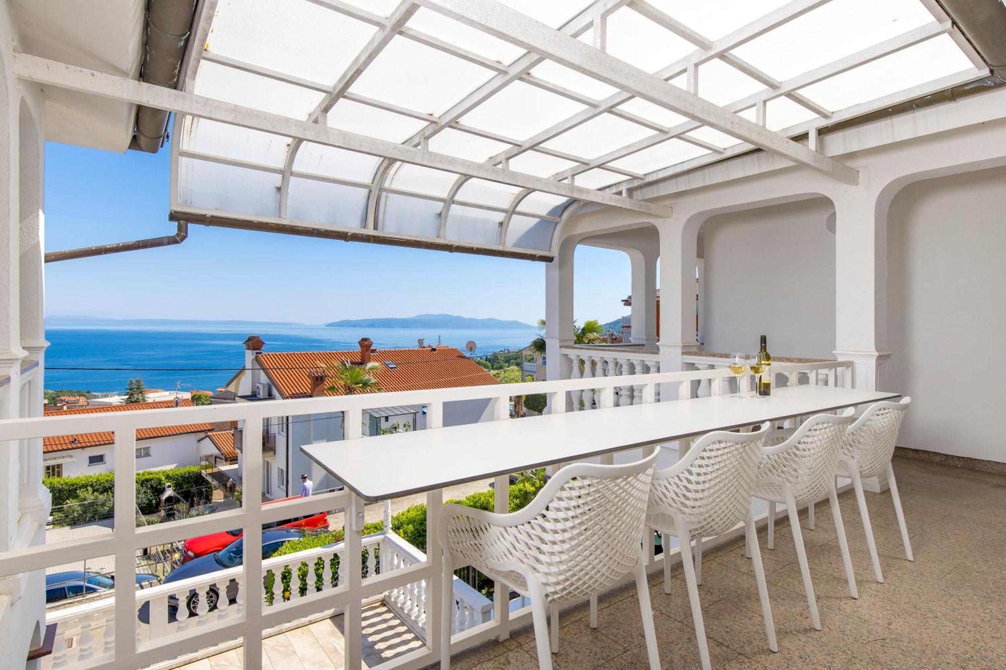 Villa Garden Apartment With Pool Opatija Buitenkant foto