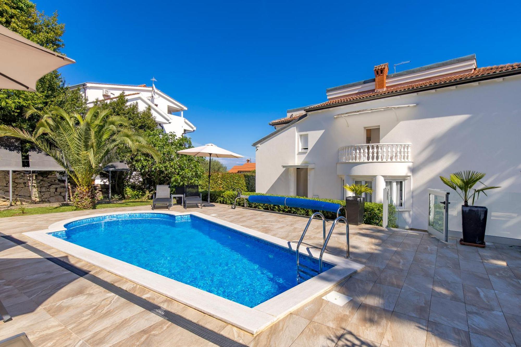 Villa Garden Apartment With Pool Opatija Buitenkant foto